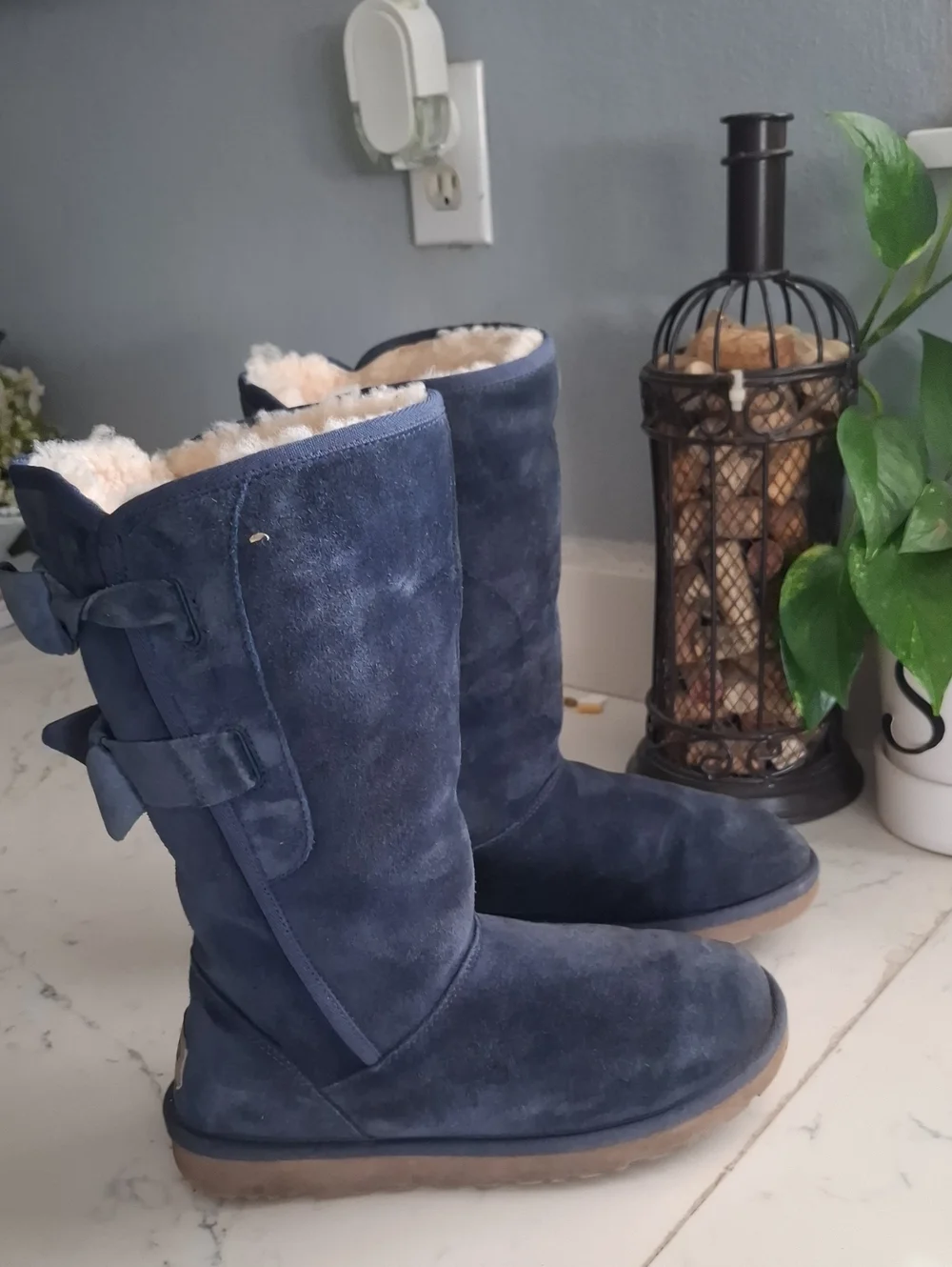 UGG tall navy